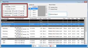 Item Movement History